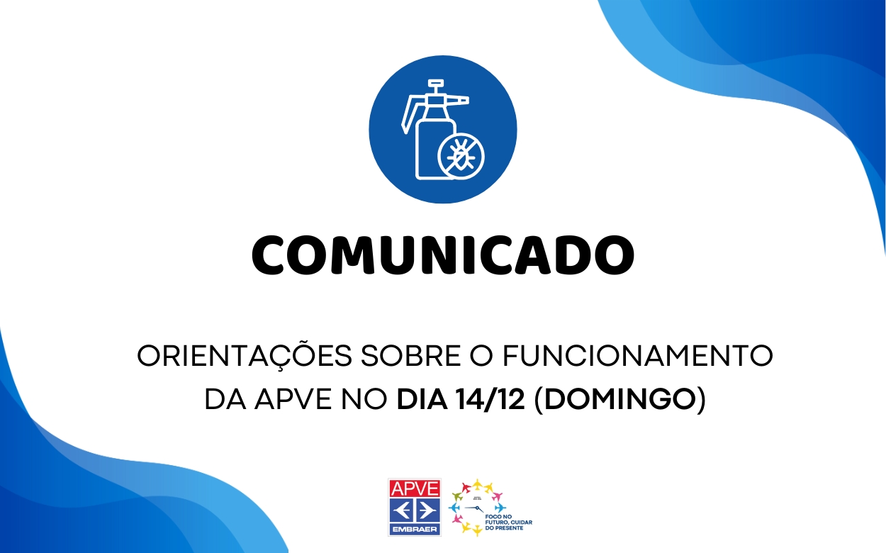 Dedetização na APVE - Orientações