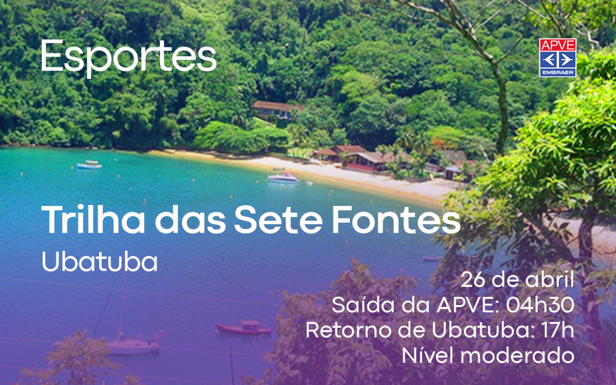 APVE promove passeio para a Trilha das Sete Fontes em Ubatuba