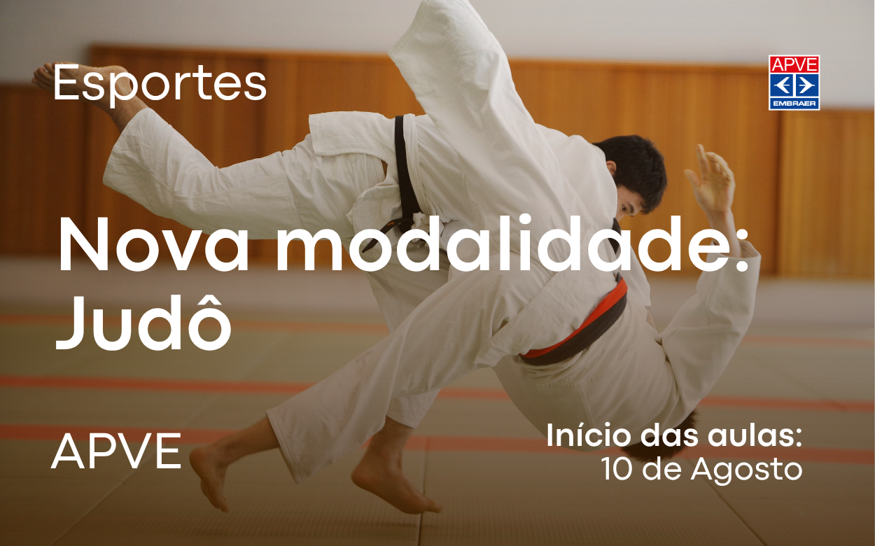 As aulas de Judô começam em 10 de agosto!