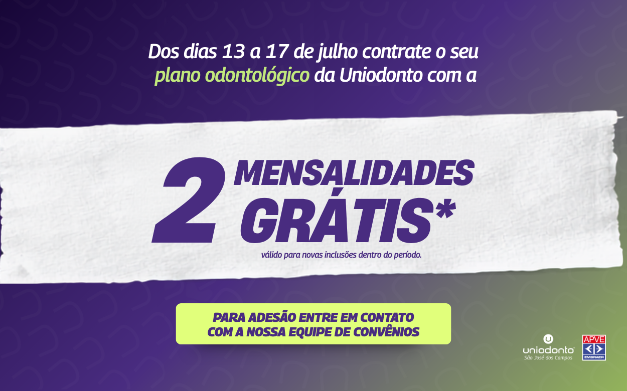 Campanha da Uniodonto oferece duas mensalidades grátis para novas adesões