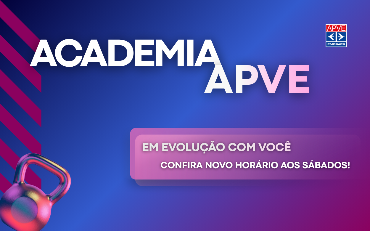 Academia APVE tem novo horário de funcionamento aos sábados