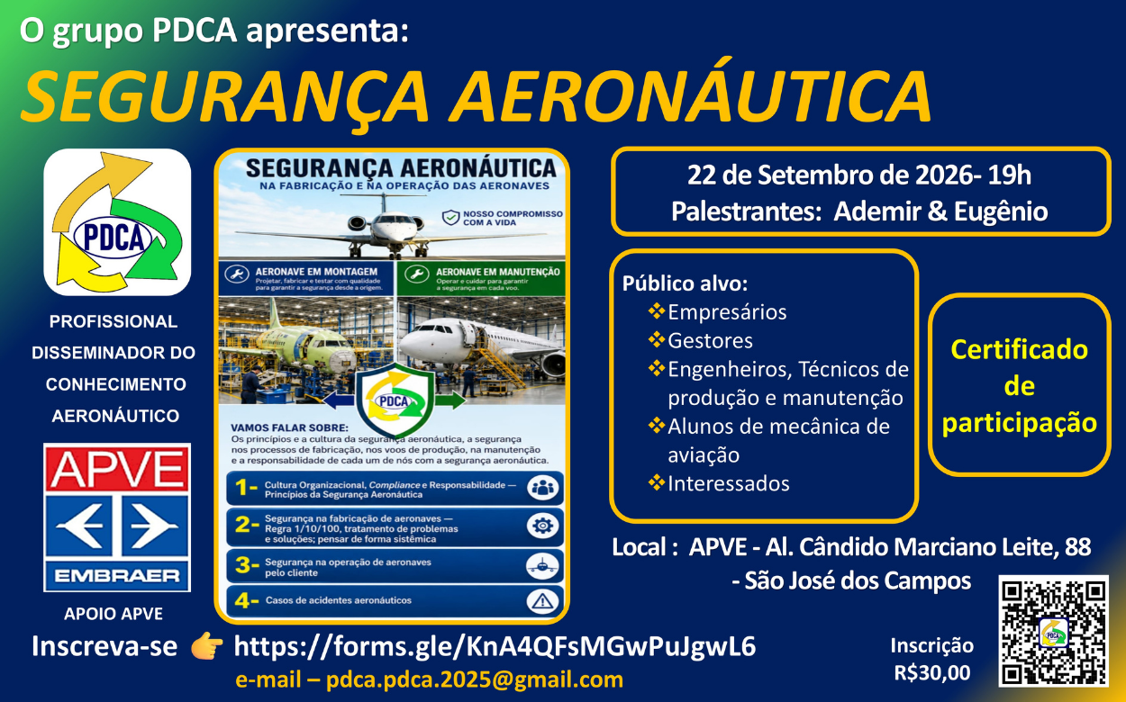 Palestra sobre Segurança Aeronáutica