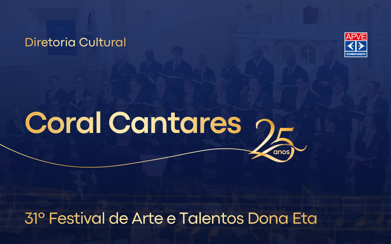 Coral Cantares APVE celebra 25 anos com apresentações especiais