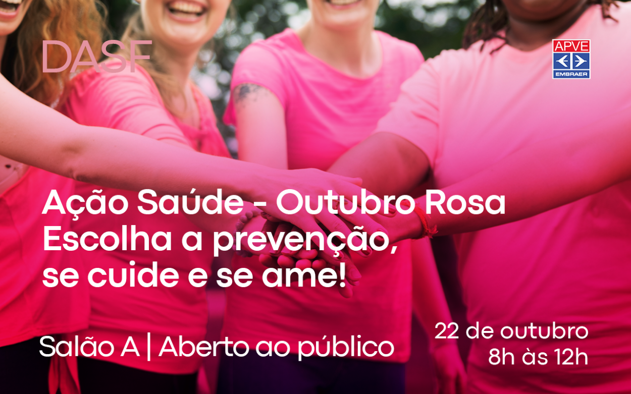 Ação Saúde - Outubro Rosa promove manhã de prevenção e cuidado